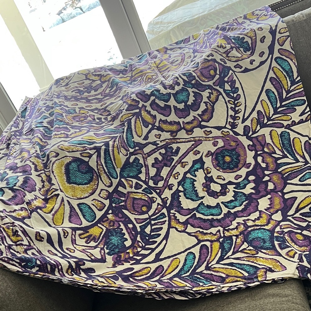 Urban Outfitters Magical Thinking Multicolor Paisley Duvet Cover
